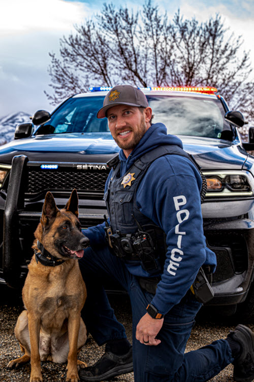 Officer Kent and K9 Karma